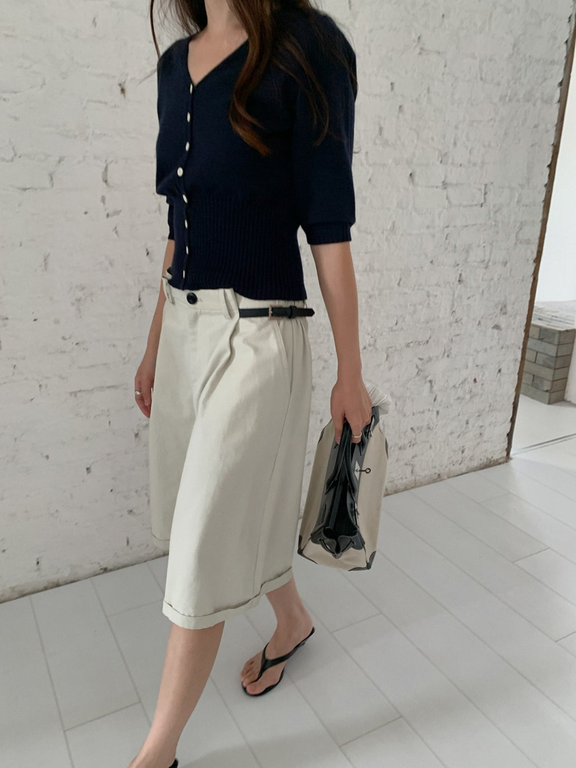HIGH-WAIST CARDIGAN 2455