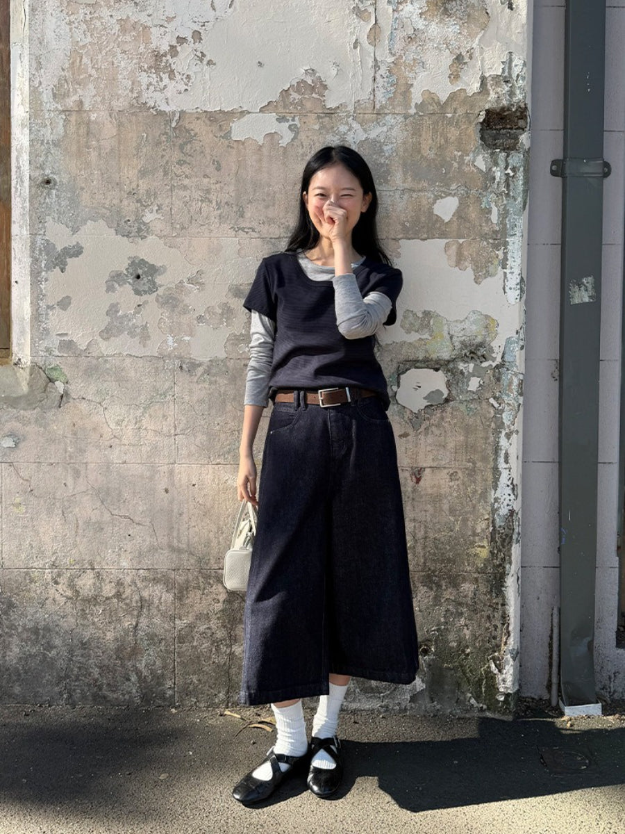 FINE BORDER TEE 2475