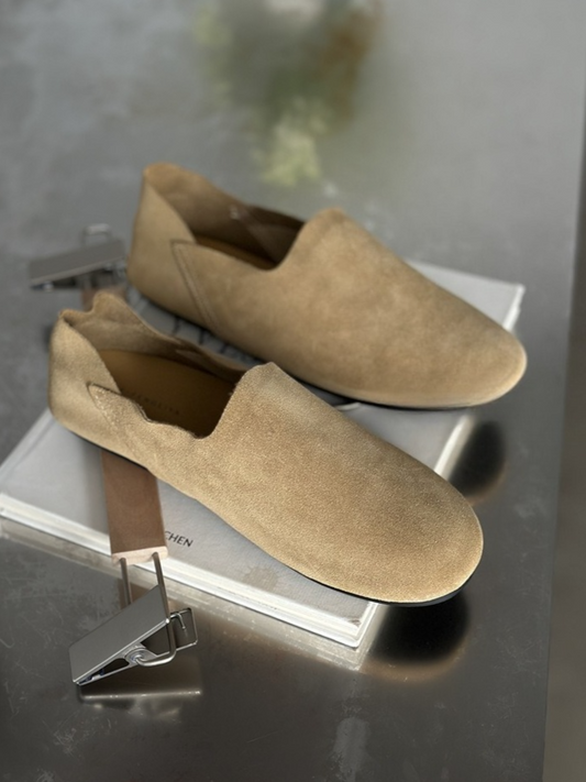 スエードフラットシューズ 2191
