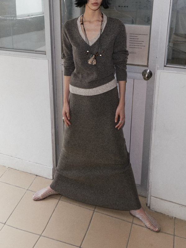 ソフトニットスカート 2212