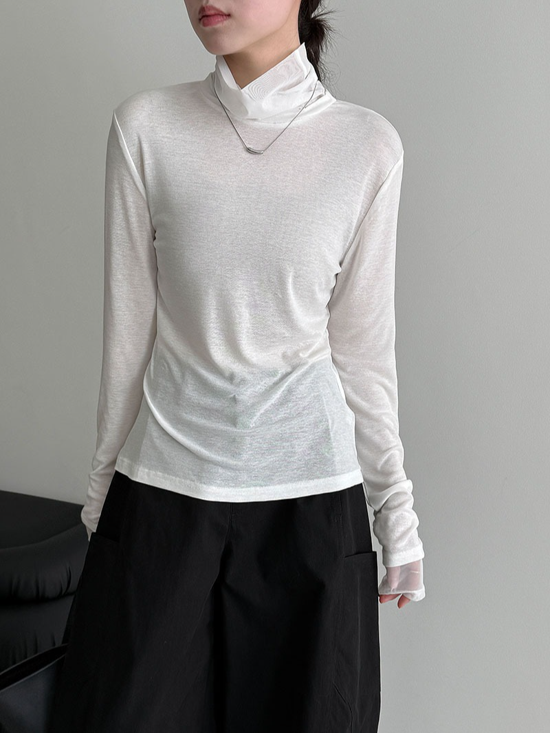 シアーハイネックプルオーバー 2186 – gypsophila