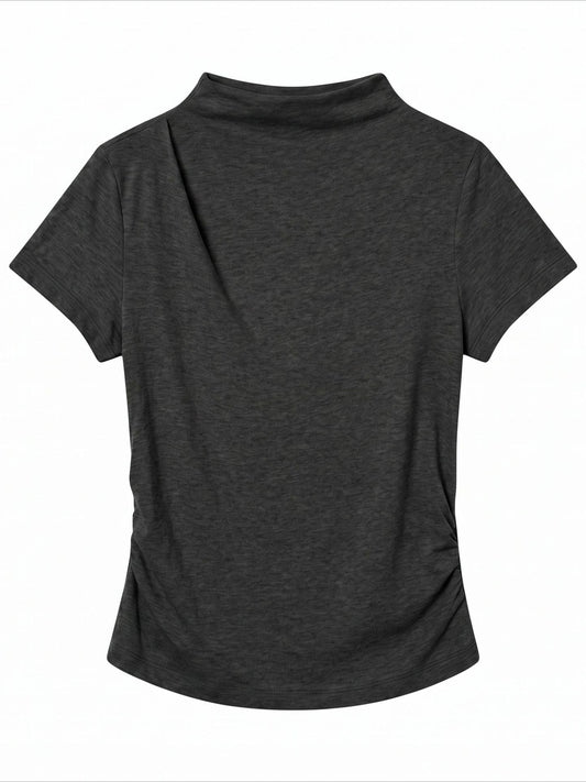 MINIMAL MOCK NECK TOP 2484