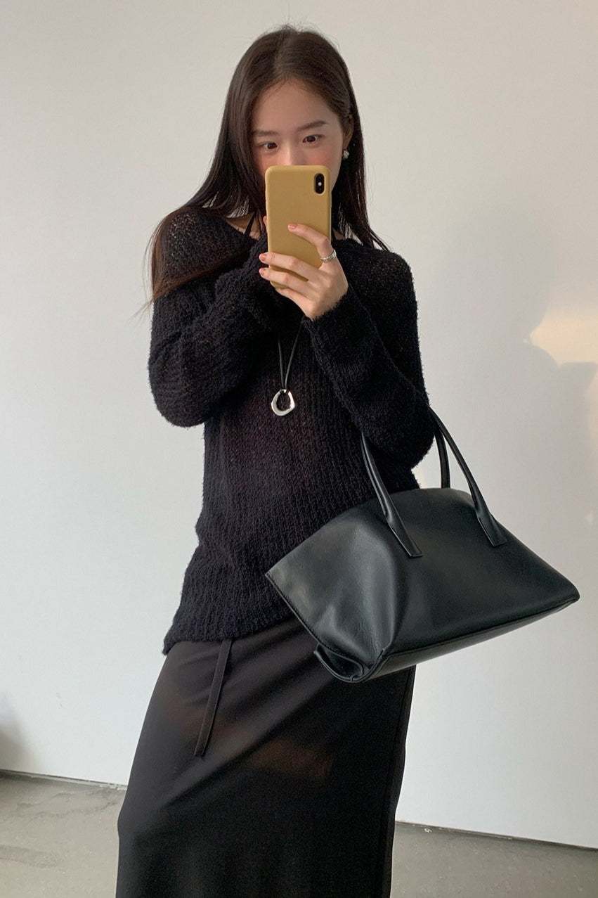 LOOSE ROUND NECK KNIT 2319