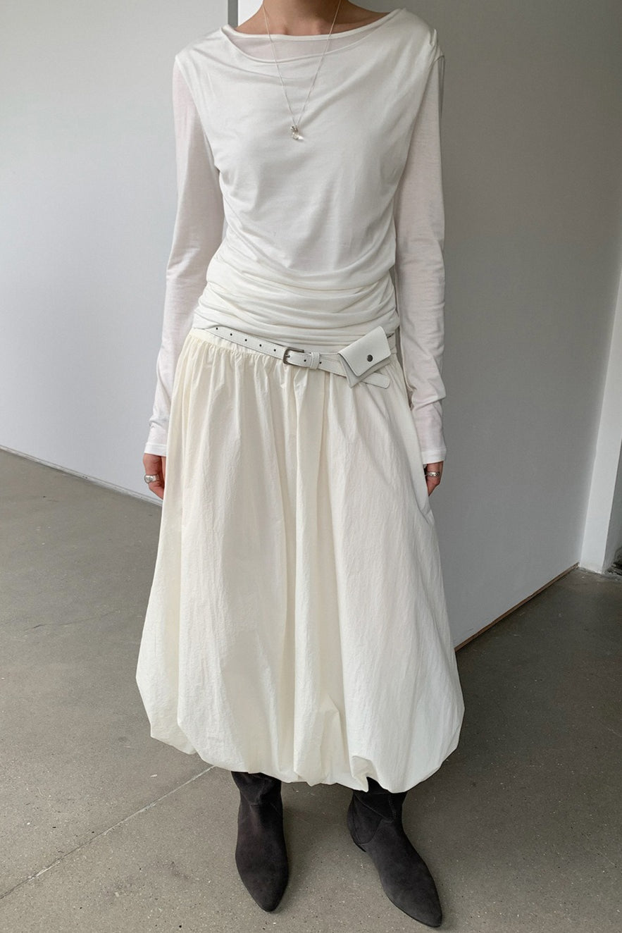 GATHER PUFF SKIRT 2300