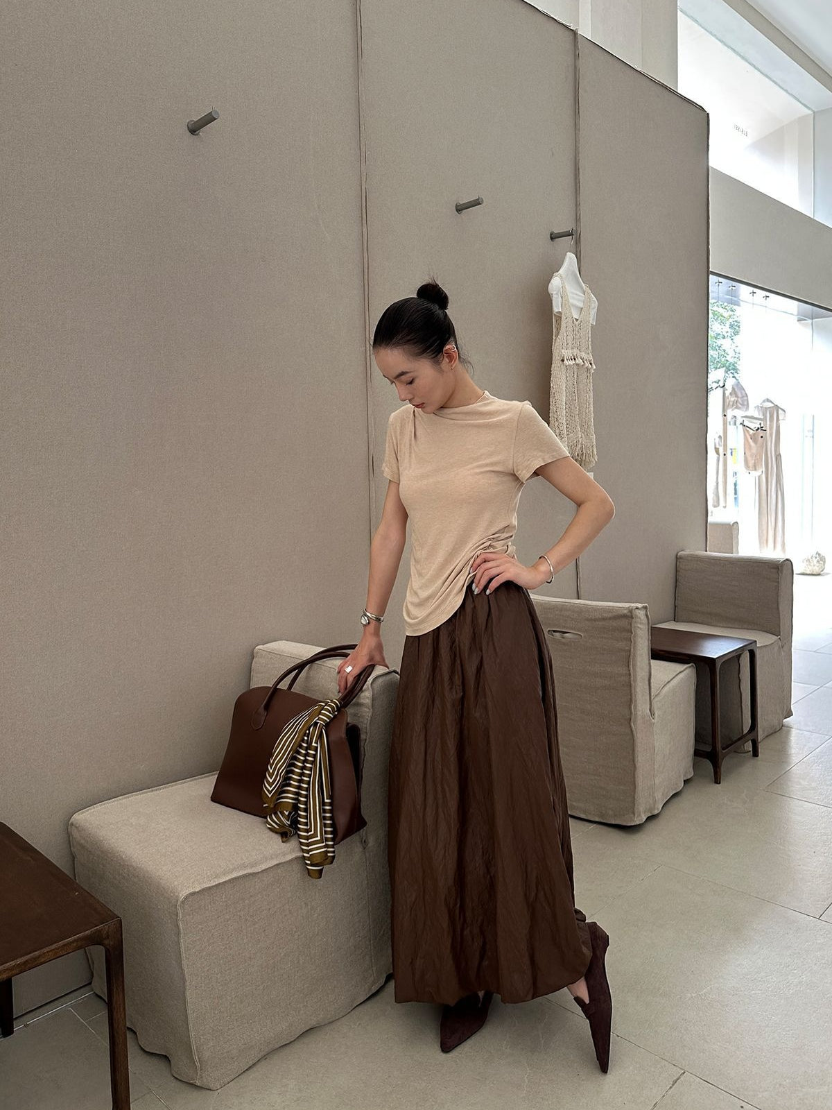 MINIMAL MOCK NECK TOP 2484