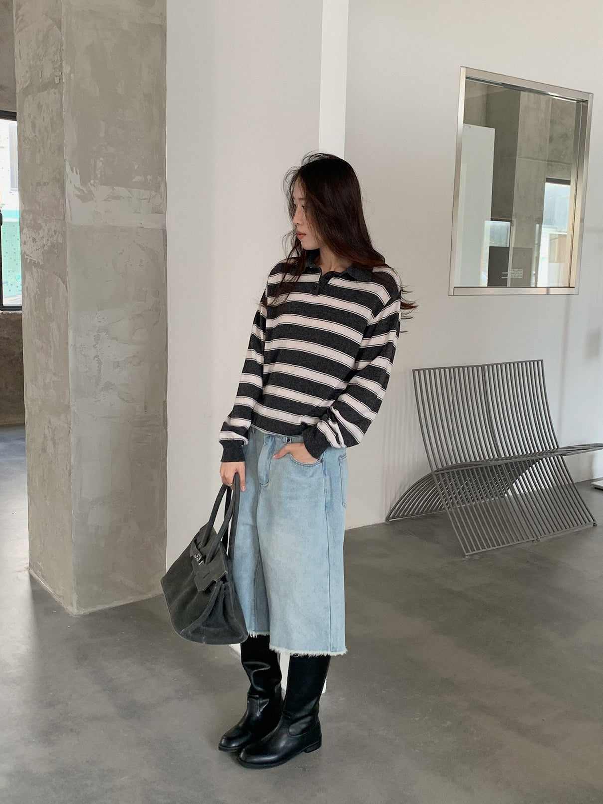 RETRO POLO SWEATER 2449