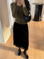 VELVET LACE SKIRT 2478