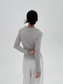 LAYERED SHEER COLLAR TOP 2124
