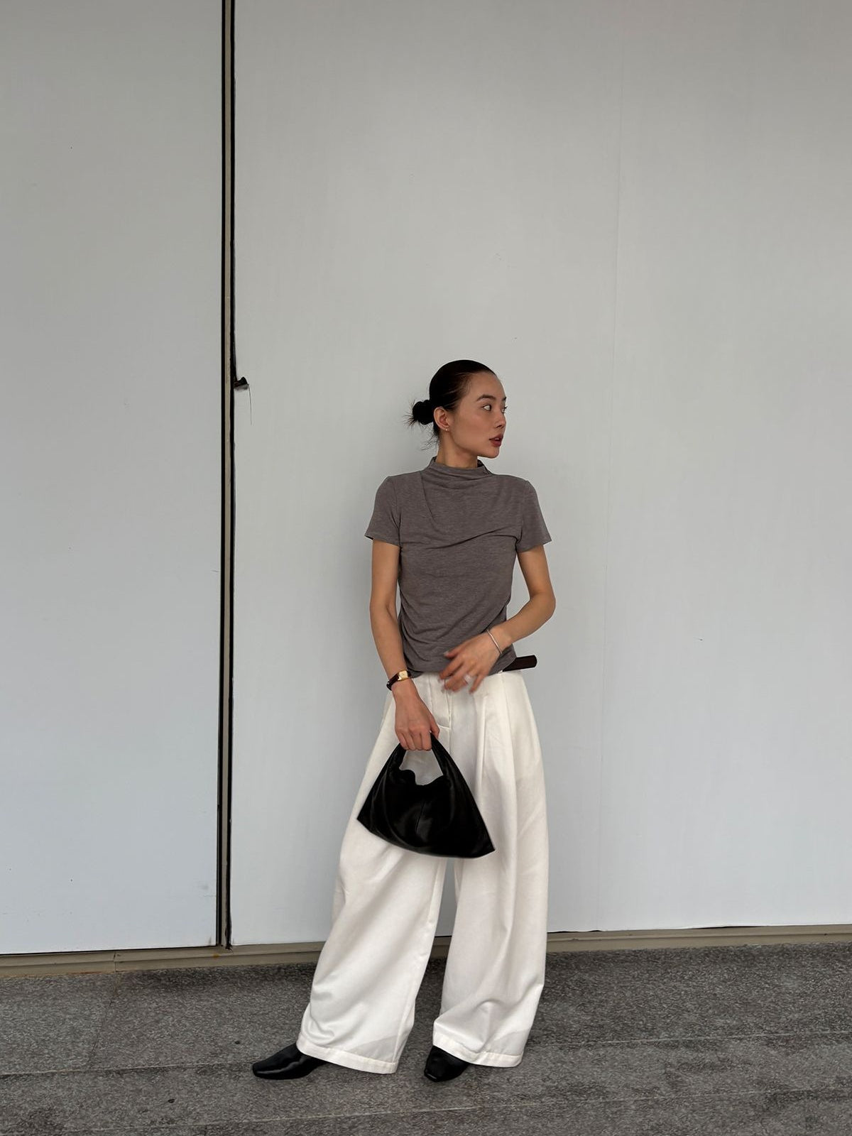 MINIMAL MOCK NECK TOP 2484