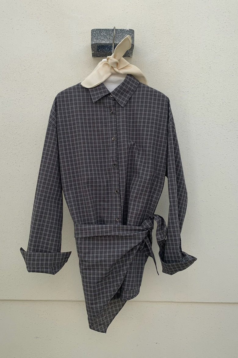 SCARF SET TARTAN SHIRT 2318