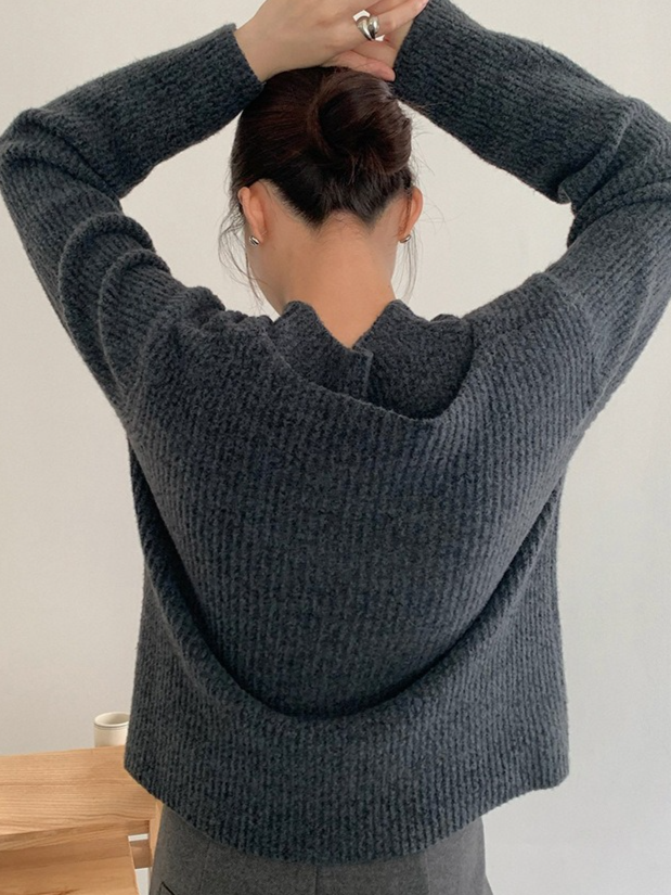 レイヤードプチハイネックニット 2210