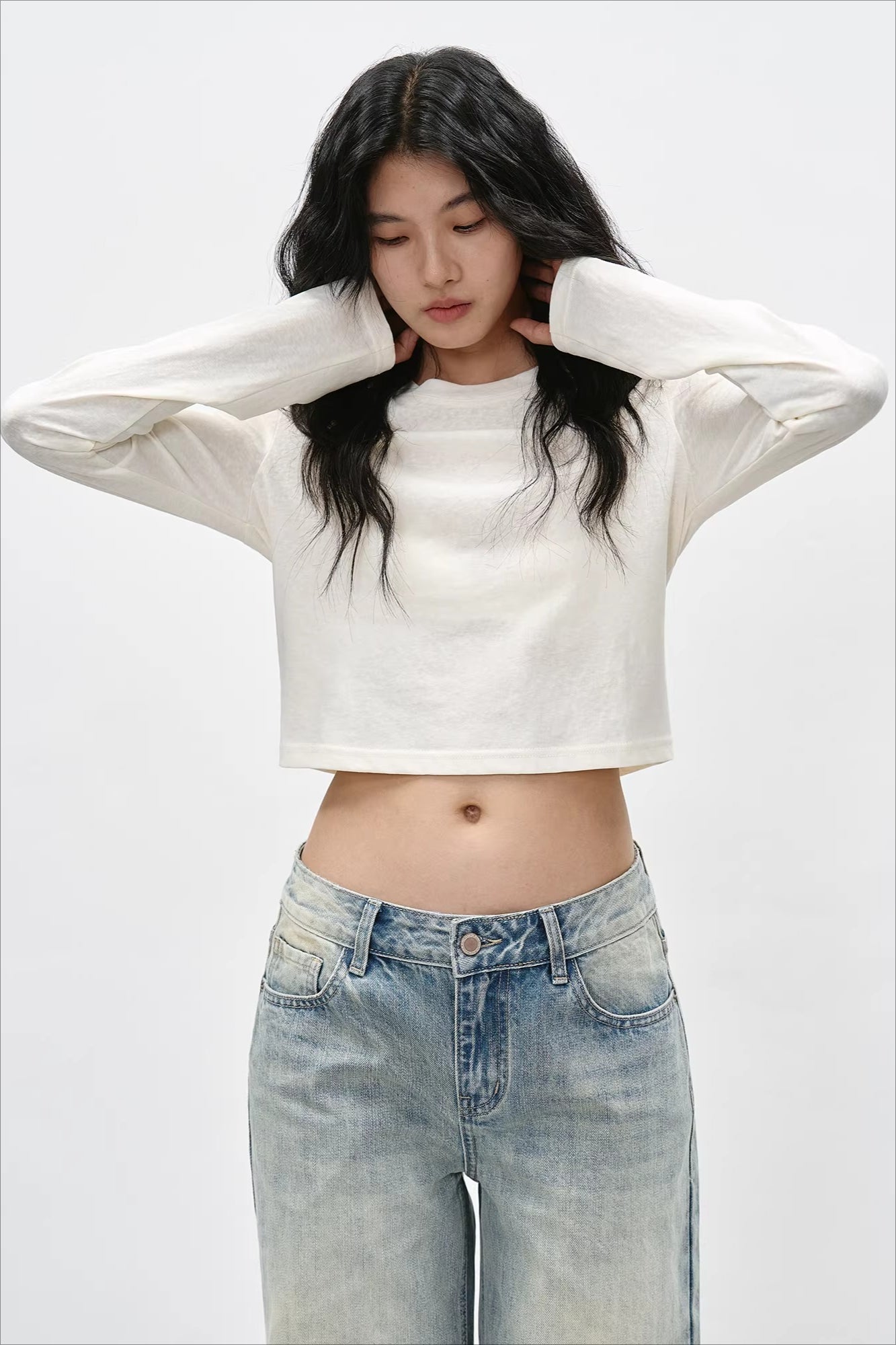 ショートクルーネックTシャツ 2288