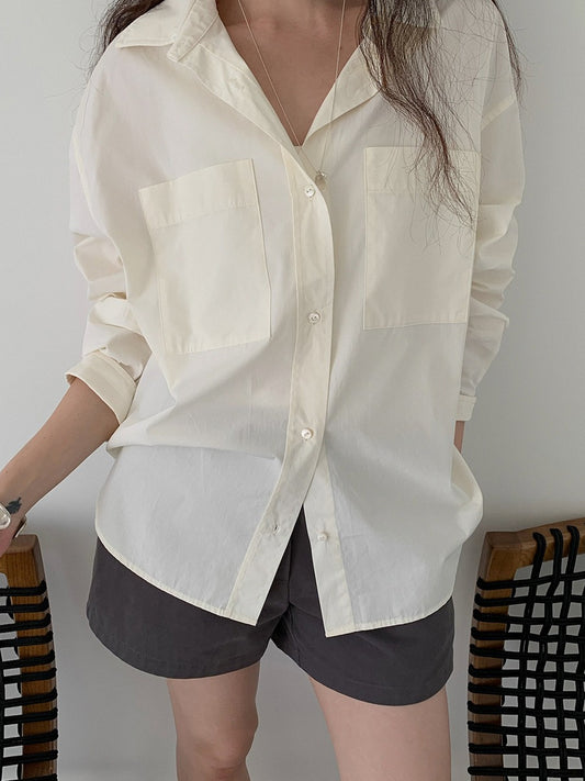 ルーズフロントポケットシャツ 2343