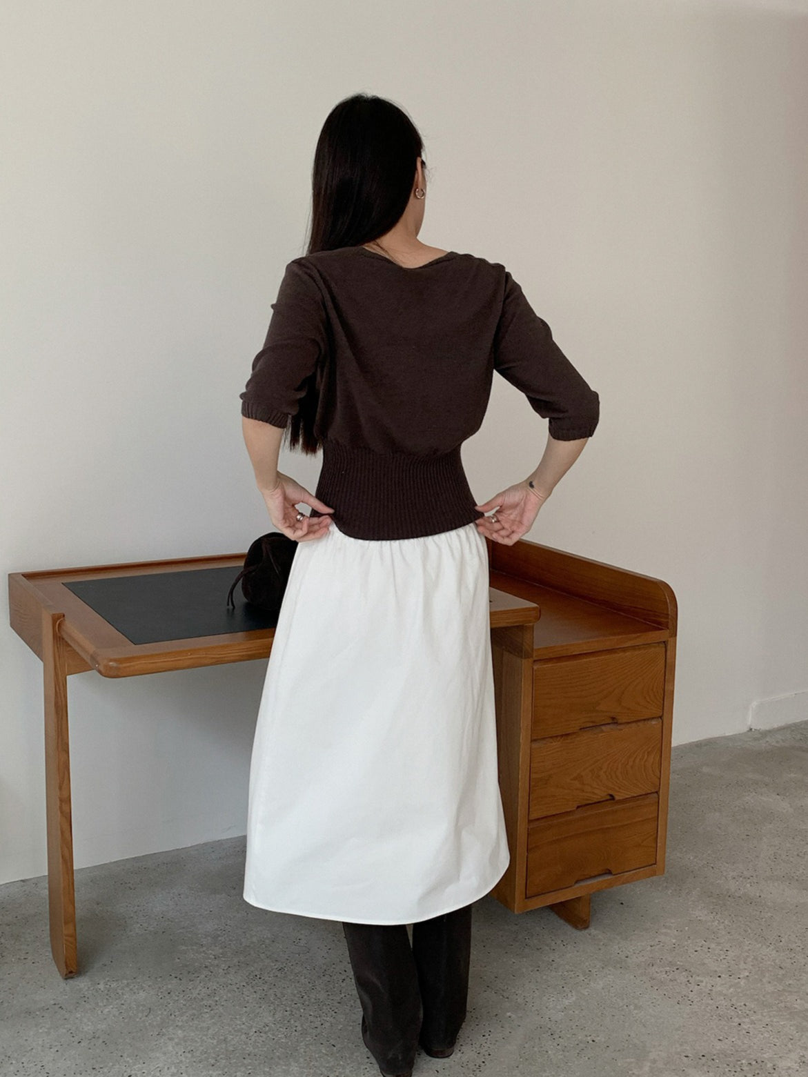 HIGH-WAIST CARDIGAN 2455