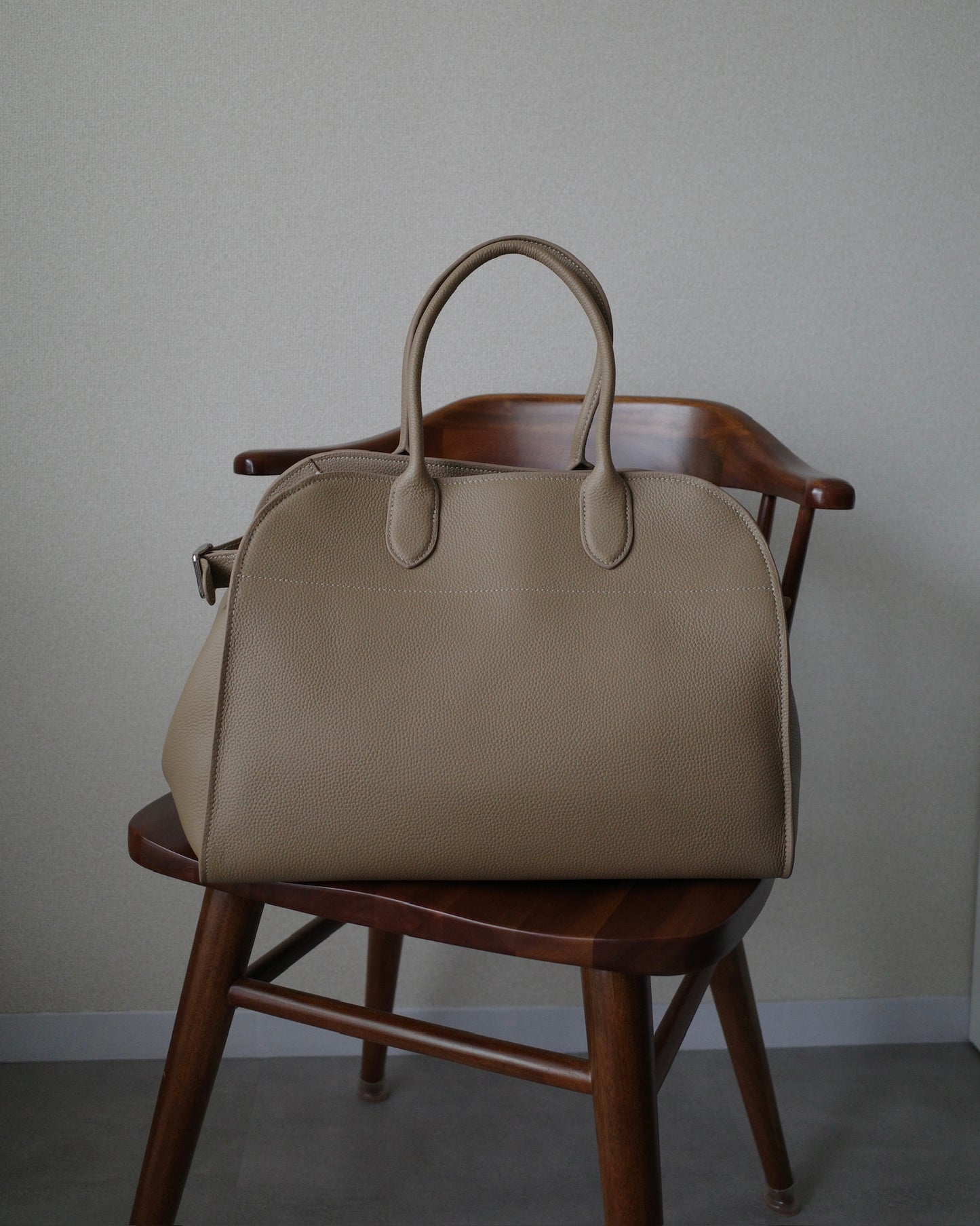 【予約商品】ベルトボストンバッグ(ラージ) 1425 ※12月中旬順次発送(Blackのみ)