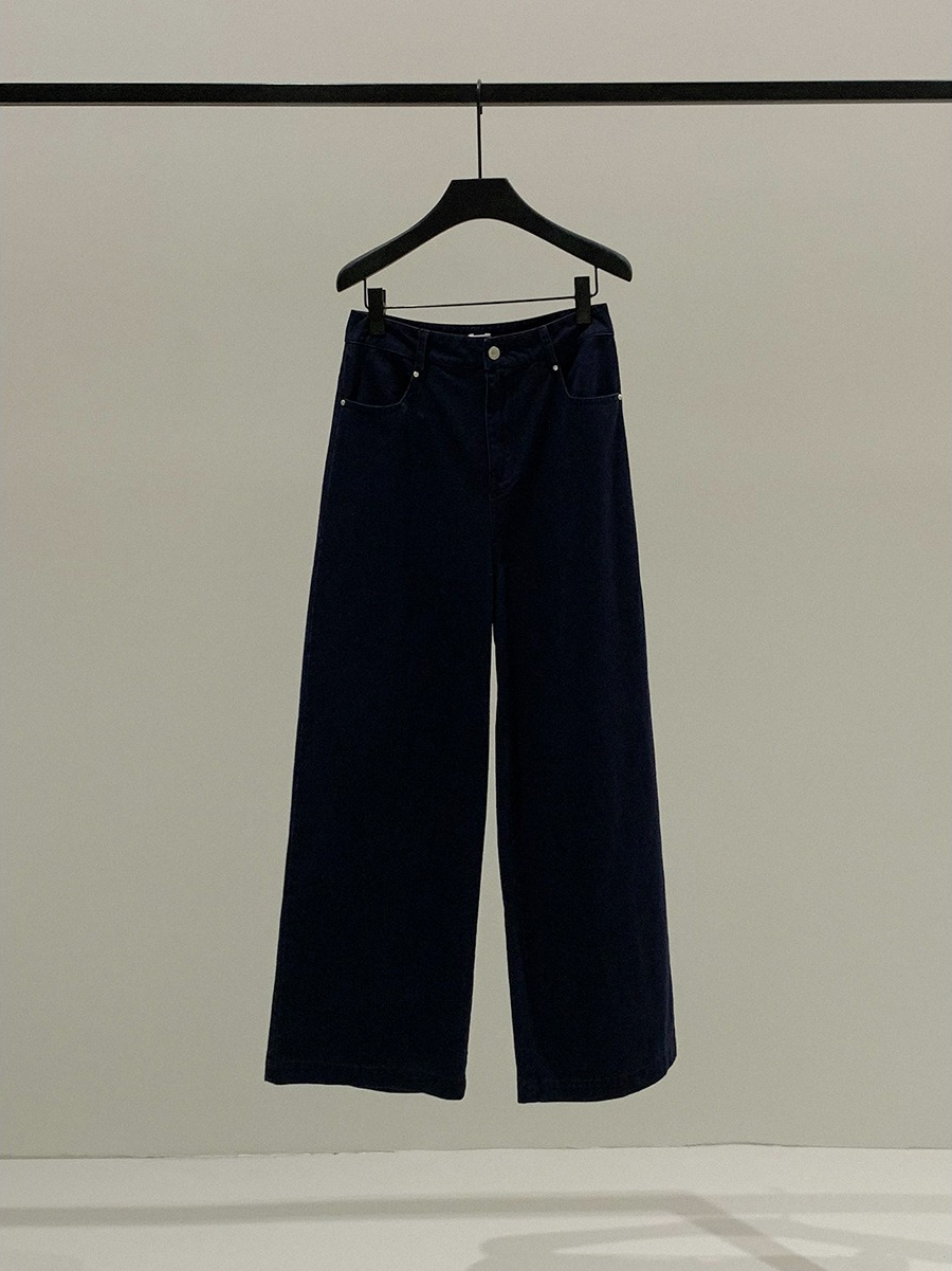 WIDE-LEG DENIM PANTS 2129