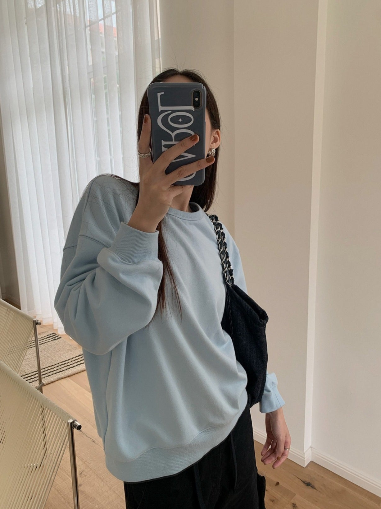 OPEN-BACK SWEATSHIRT 2446