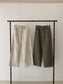 HIGH-WAIST STRAIGHT PANTS 2456