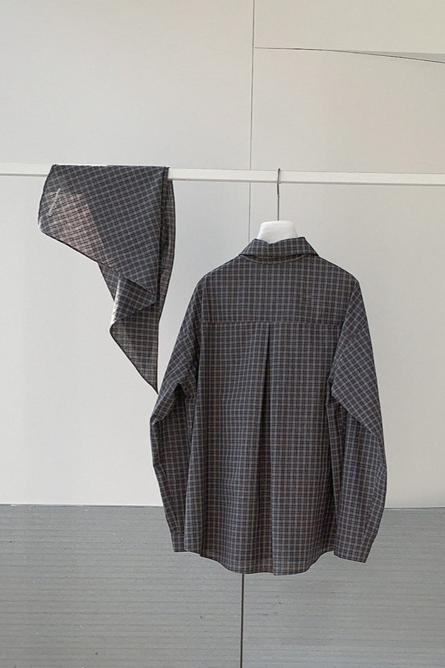 SCARF SET TARTAN SHIRT 2318