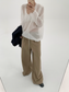 SHEER TIE-NECK BLOUSE 2131