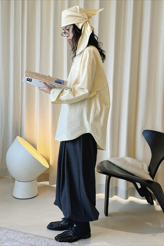 スカーフセットスタンドシャツ 2267