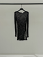 SHEER KNIT LONG TOP 2120