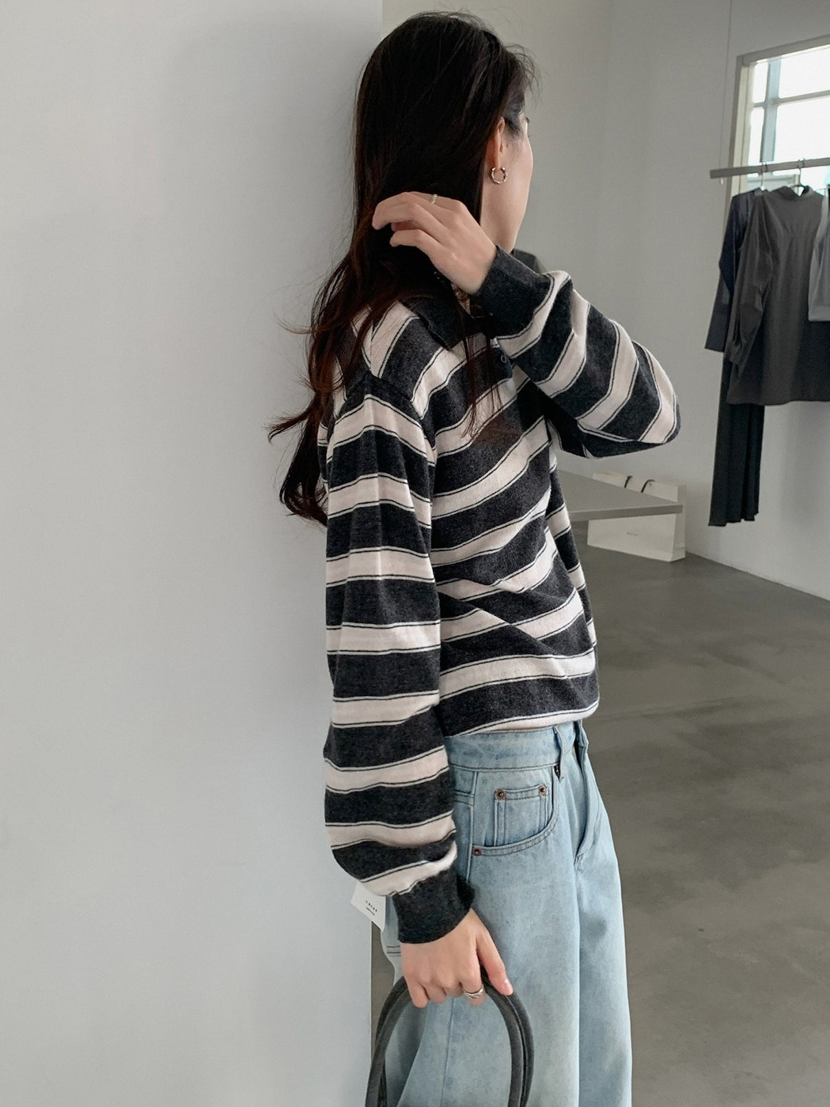 RETRO POLO SWEATER 2449