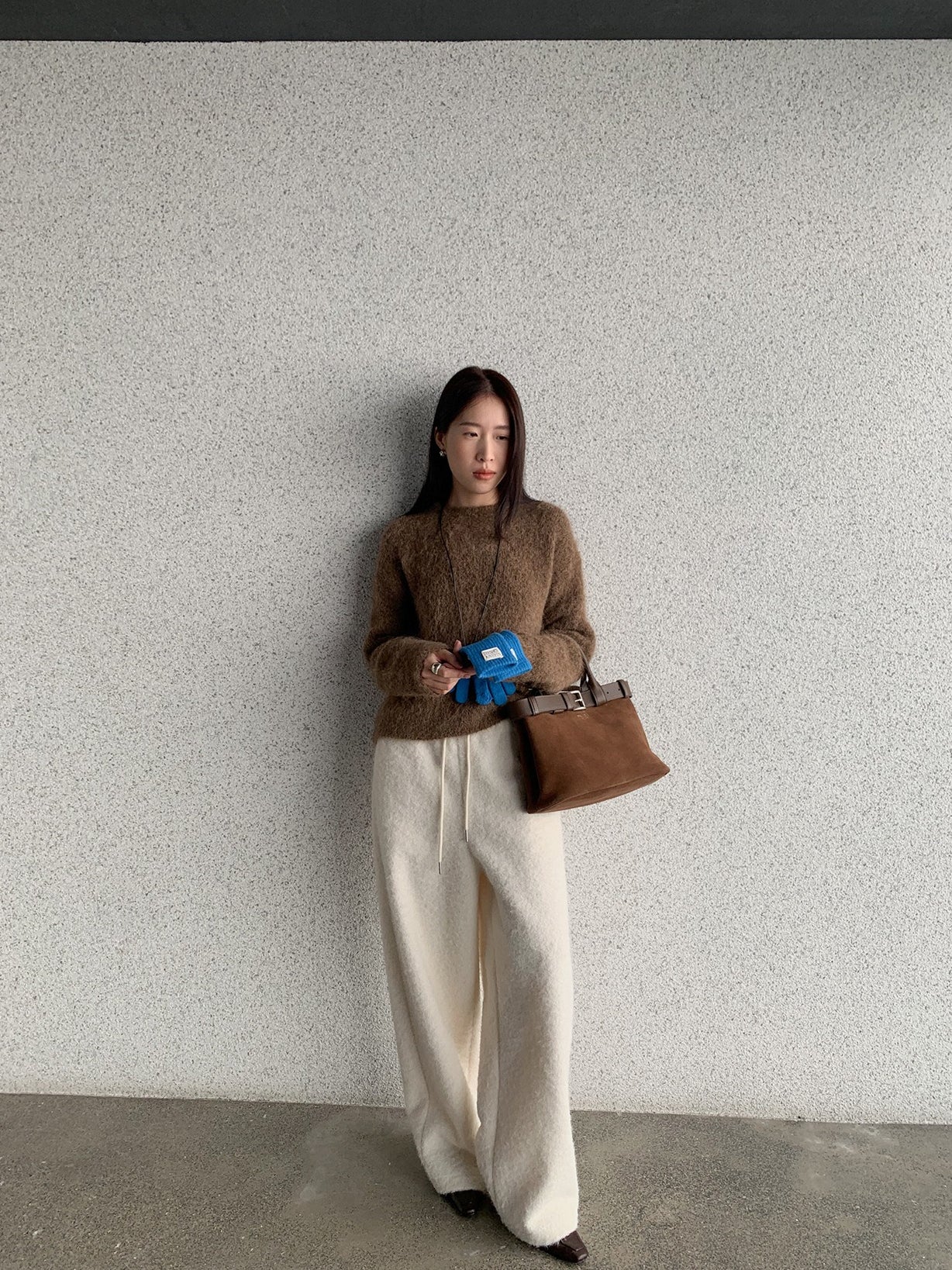 PRESSED WOOL PANTS 2520