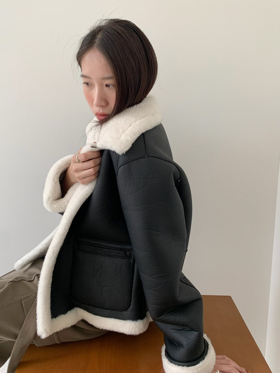 フェイクムートンジャケット 2203
