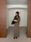 MIXED KNIT TUBE & CARDIGAN 2468
