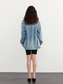 VINTAGE LOOK DENIM JACKET 2123