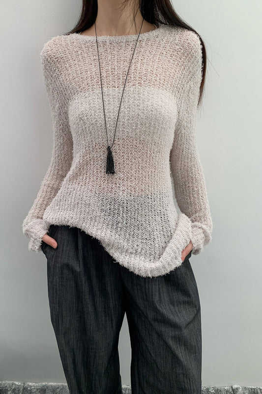 LOOSE ROUND NECK KNIT 2319