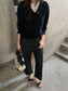 LAYERED-LOOK MINIMAL KNIT 2454
