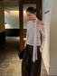 ASYM SHEER TIE TOP 2487