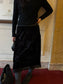 VELVET LACE SKIRT 2478