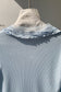 LAYERED SHEER COLLAR TOP–COLORS 2310