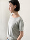 ボートネックTシャツ 2074