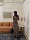 MIXED KNIT TUBE & CARDIGAN 2468