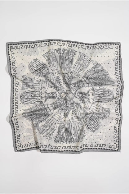 ヴィンテージライクプリントスカーフ 2277