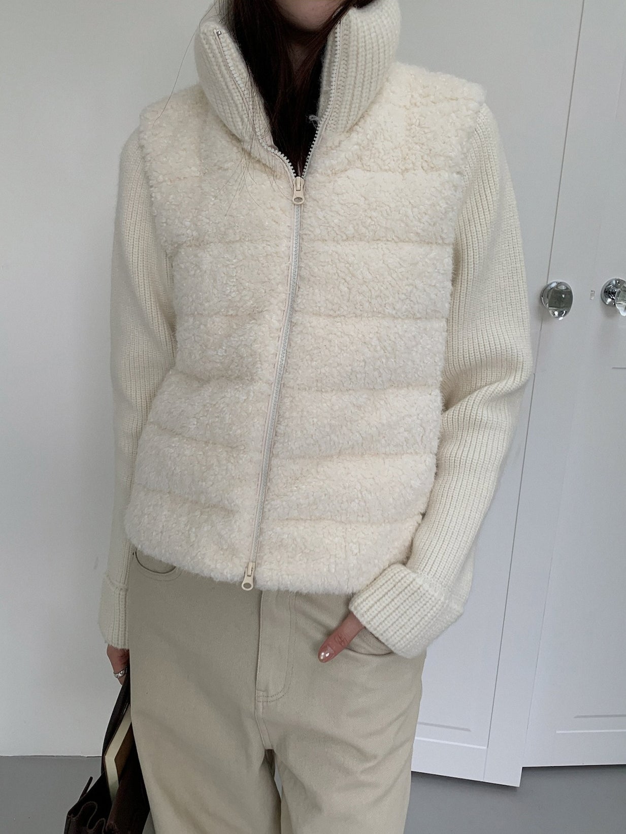 BOA COMBI KNIT JACKET 2523