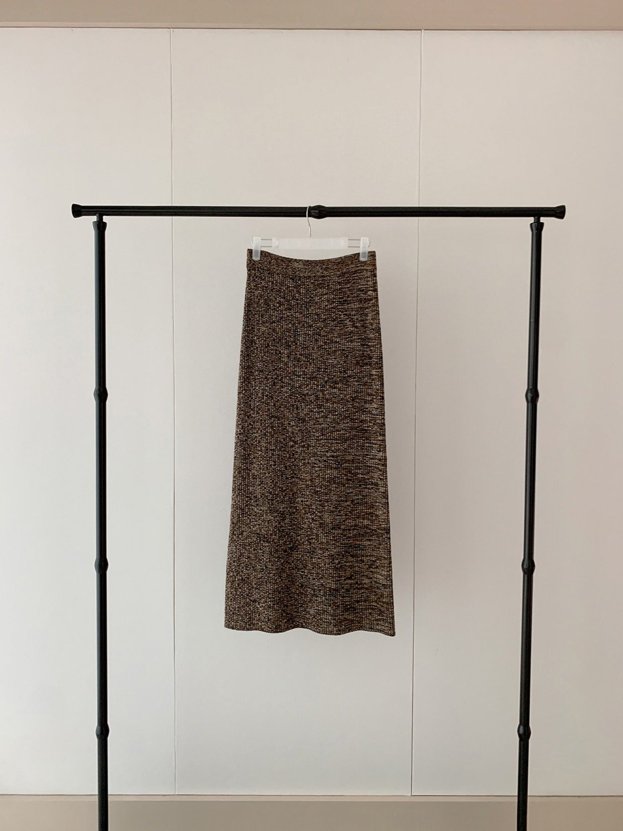 MIXED KNIT FITTED SKIRT 2469