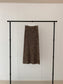 MIXED KNIT FITTED SKIRT 2469