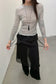 MULTI COLOR SHEER TOP 2307