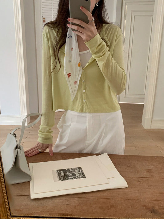 ベーシックニットカーディガン 2337