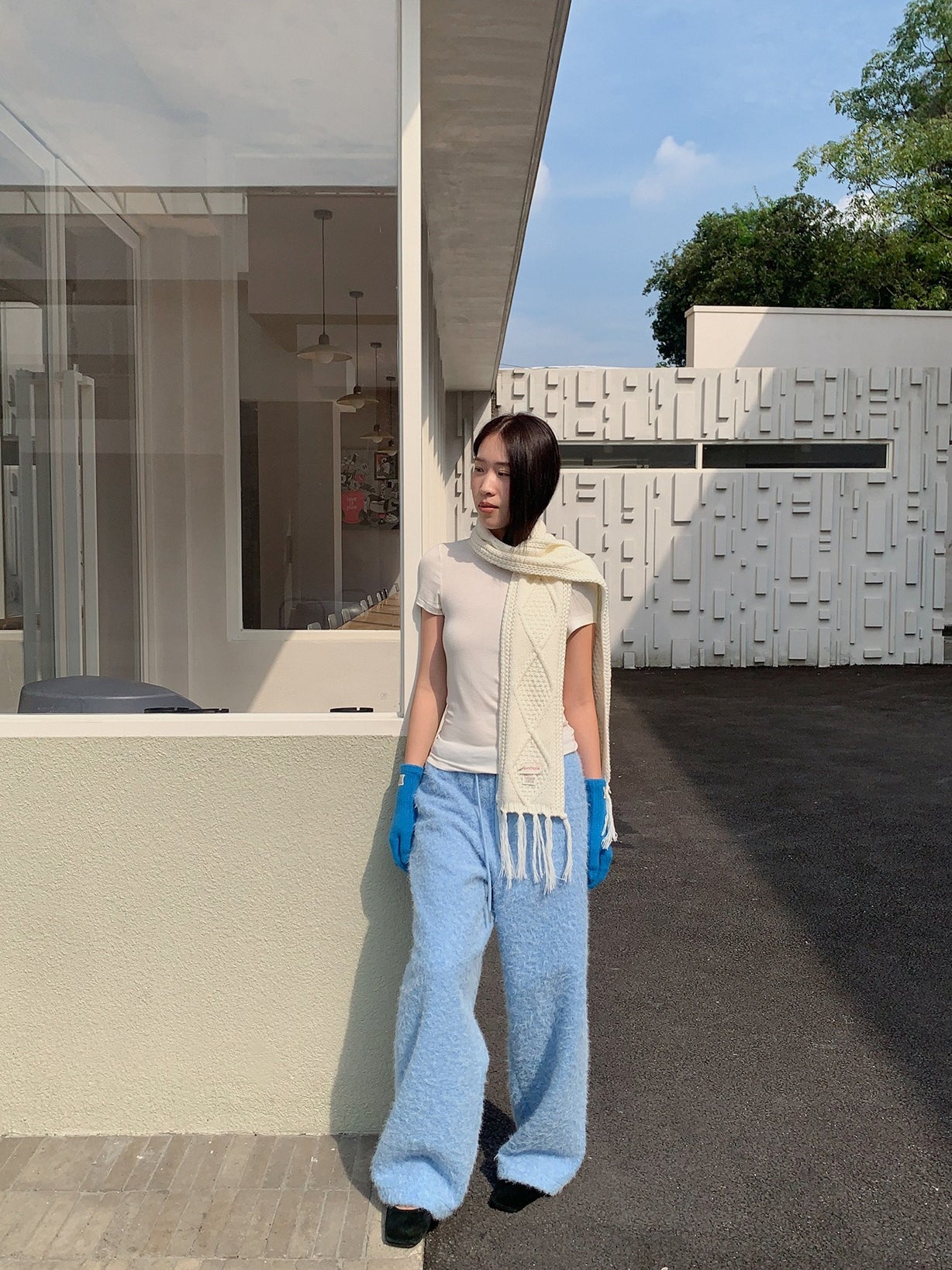 PRESSED WOOL PANTS 2520
