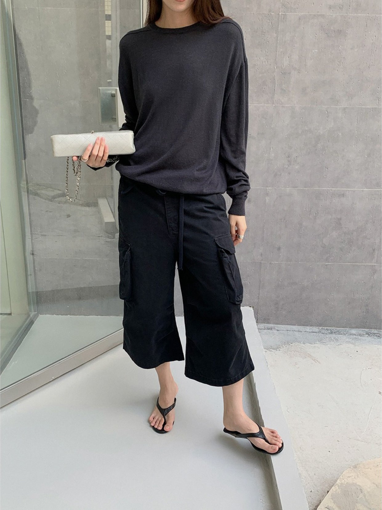 RELAXED WOOL-BLEND KNIT 2463
