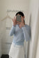LAYERED SHEER COLLAR TOP–COLORS 2310