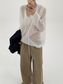 SHEER TIE-NECK BLOUSE 2131