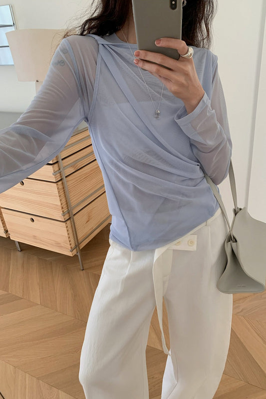 LAYER LOOK SHEER TOP 2309