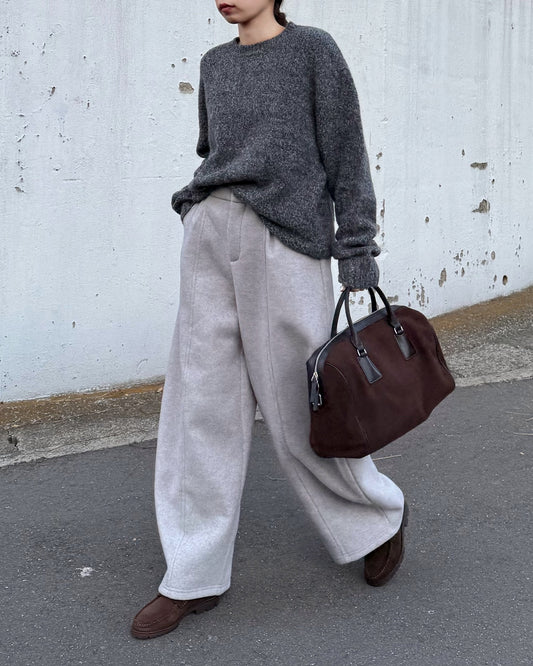 STRAIGHT WIDE PANTS 2222